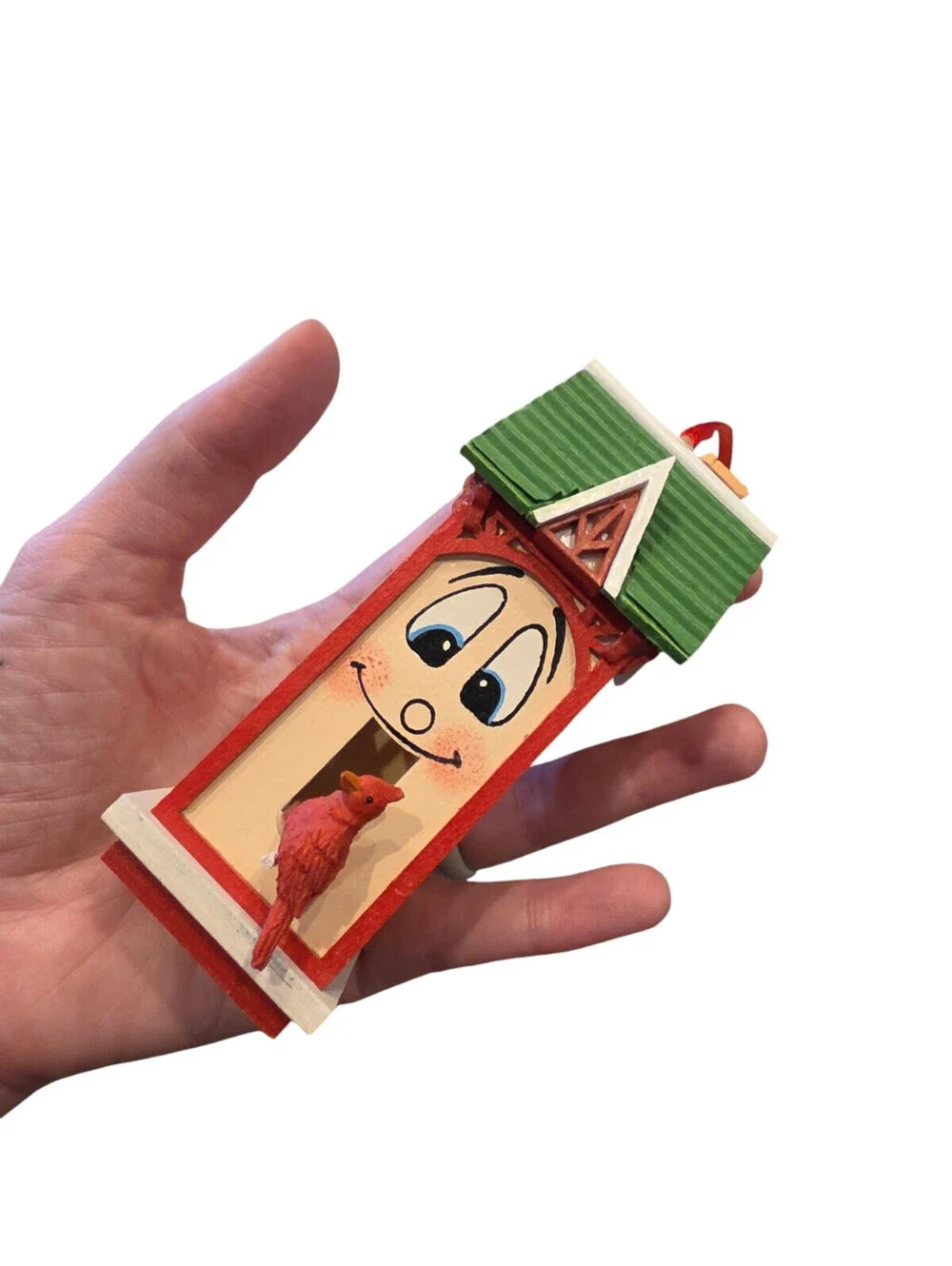 Kurt Adler Whimsical Wooden Birdhouse Ornament Wood Christmas